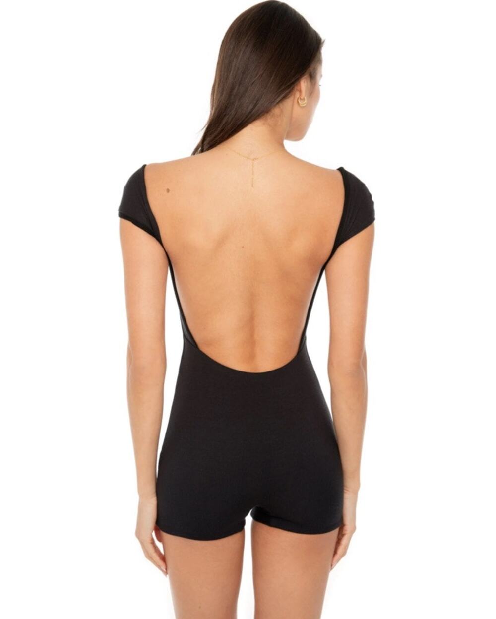 Are You Am I Juno Romper Black Size XS
